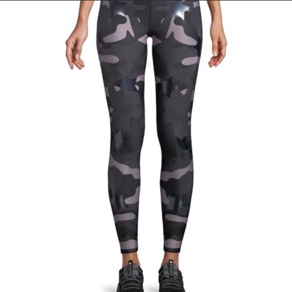 Ultracore pink/grey camo leggings S